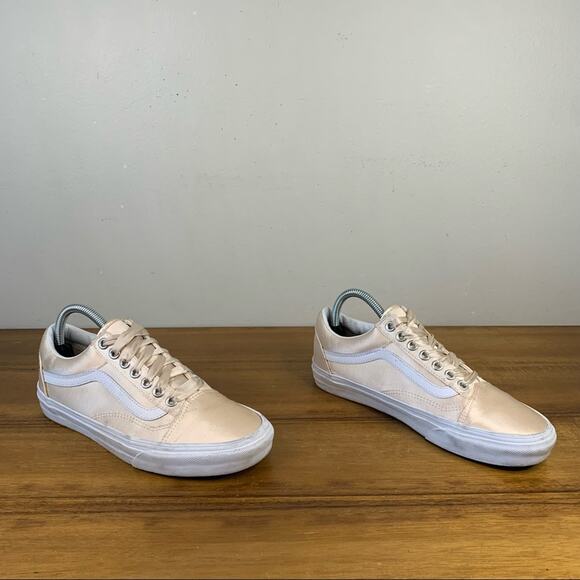 Vans Old Skool Satin Ribbon Lace Womens Sneaker Size 8 - Picture 4 of 9